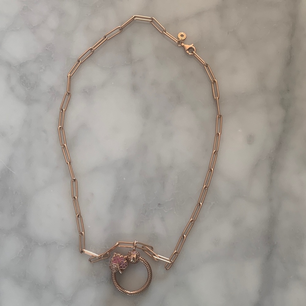 Pandora rose link necklace - Picture 4 of 4